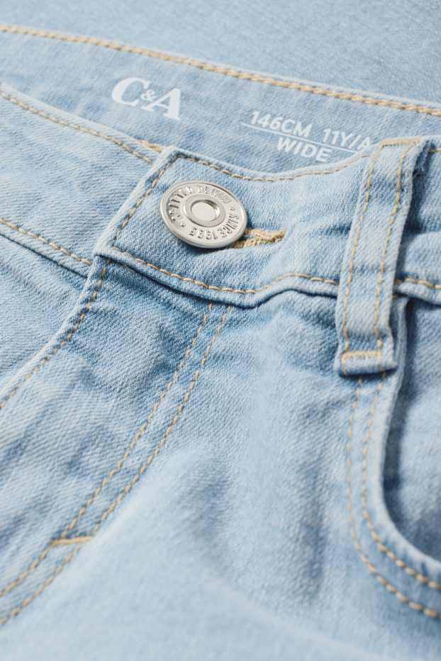 Copii - Fete - Wide leg jeans - denim-albastru deschis