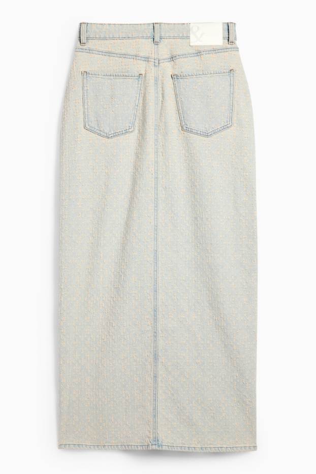 Dona - Faldilla texana - texà blau clar