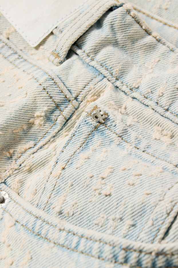 Dona - Faldilla texana - texà blau clar