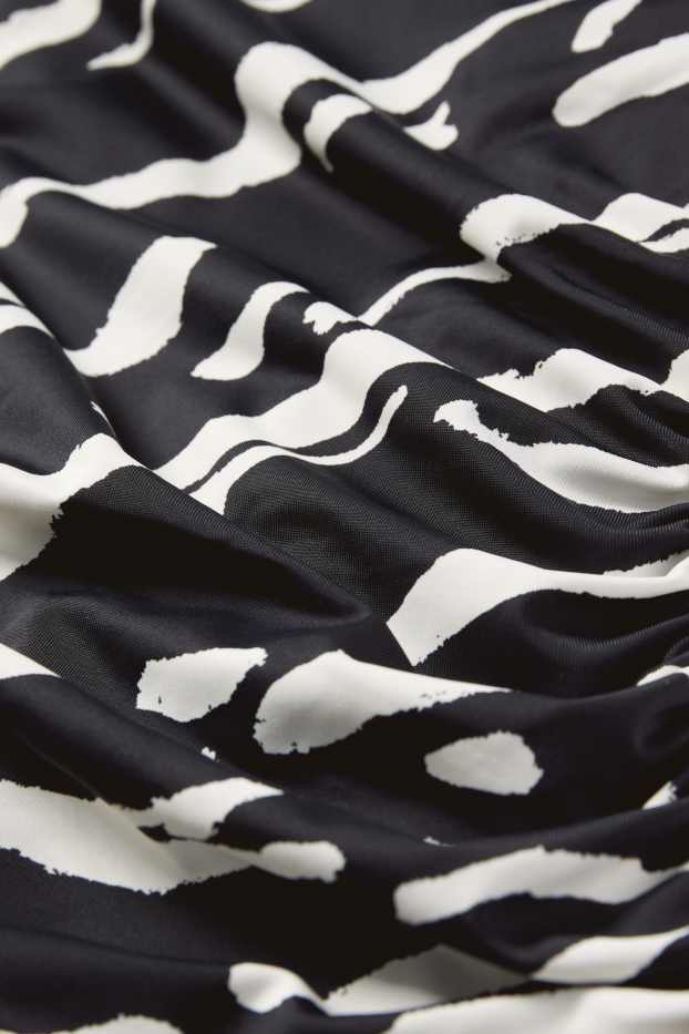 Damen - Badeanzug mit Raffung - wattiert - LYCRA® XTRA LIFE™ - schwarz