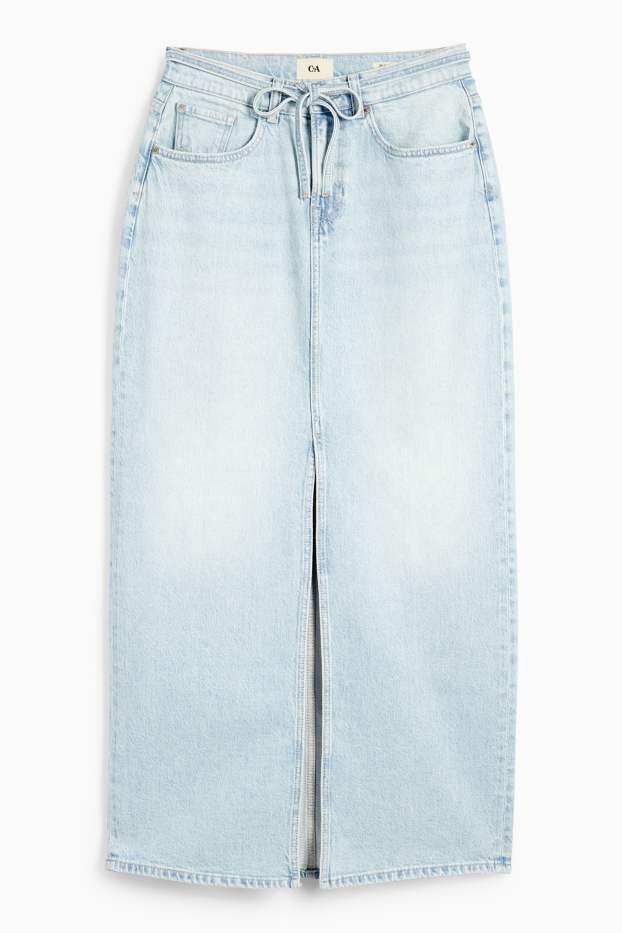 Femei - Fustă de blugi - denim-albastru deschis
