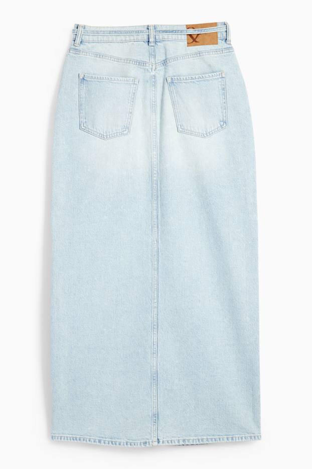 Femei - Fustă de blugi - denim-albastru deschis