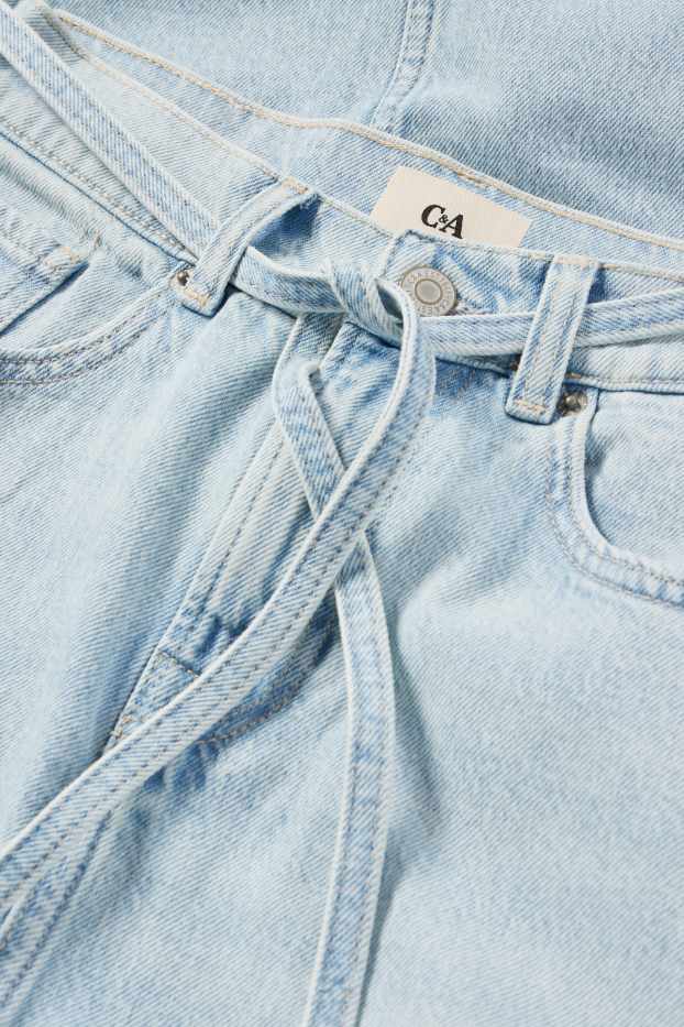 Femei - Fustă de blugi - denim-albastru deschis
