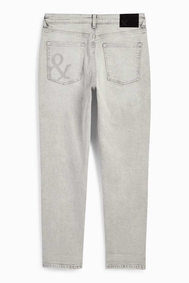 Damen - Boyfriend Jeans - Mid Waist - LYCRA® - helljeansgrau