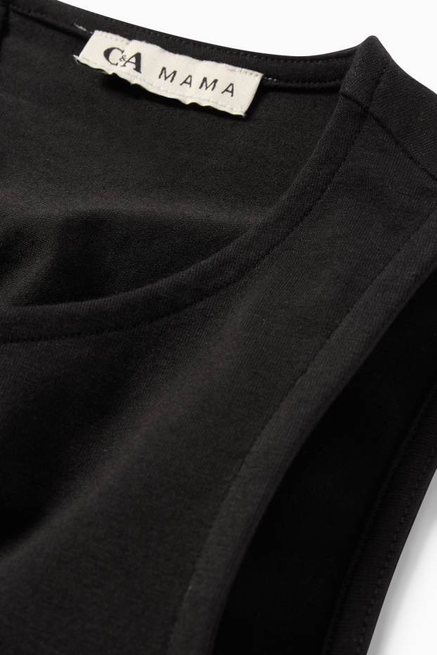 Damen - Still-Top - schwarz