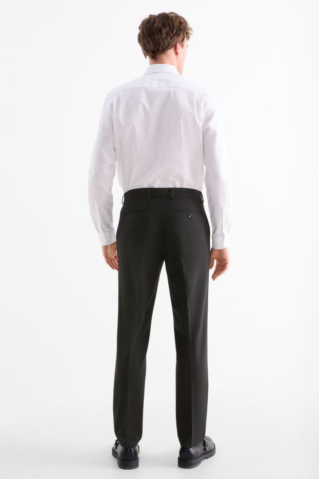 Men - Mix & match trousers - regular fit - Flex - LYCRA® - black