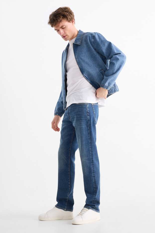 Hommes - Straight jean - LYCRA® - jean bleu