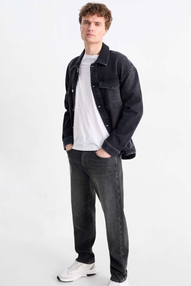 Hommes - Regular jean - LYCRA® - jean gris foncé