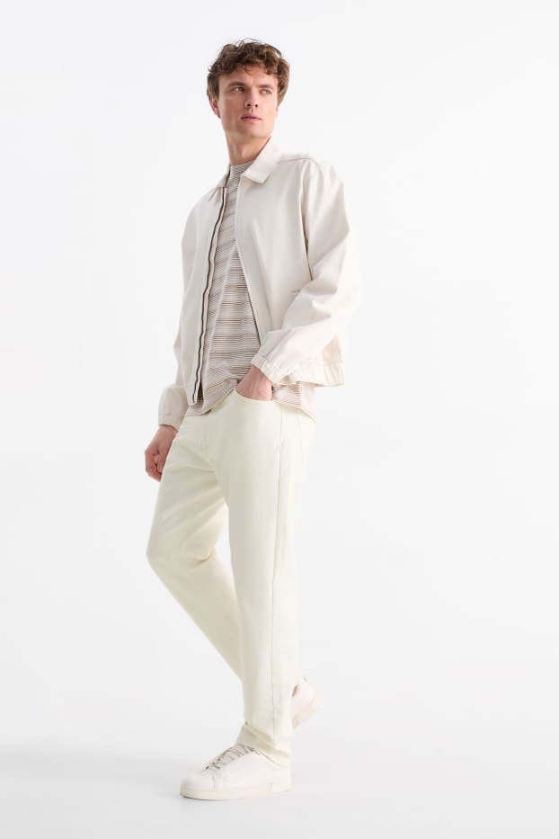 Hommes - Regular jean - LYCRA® - blanc crème