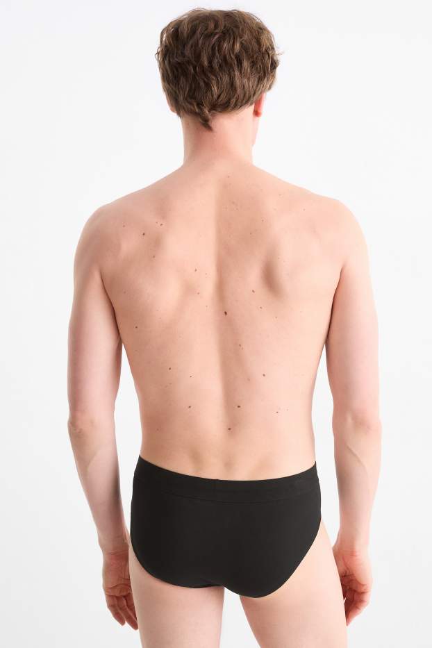 Herren - Multipack 3er - Slip - schwarz