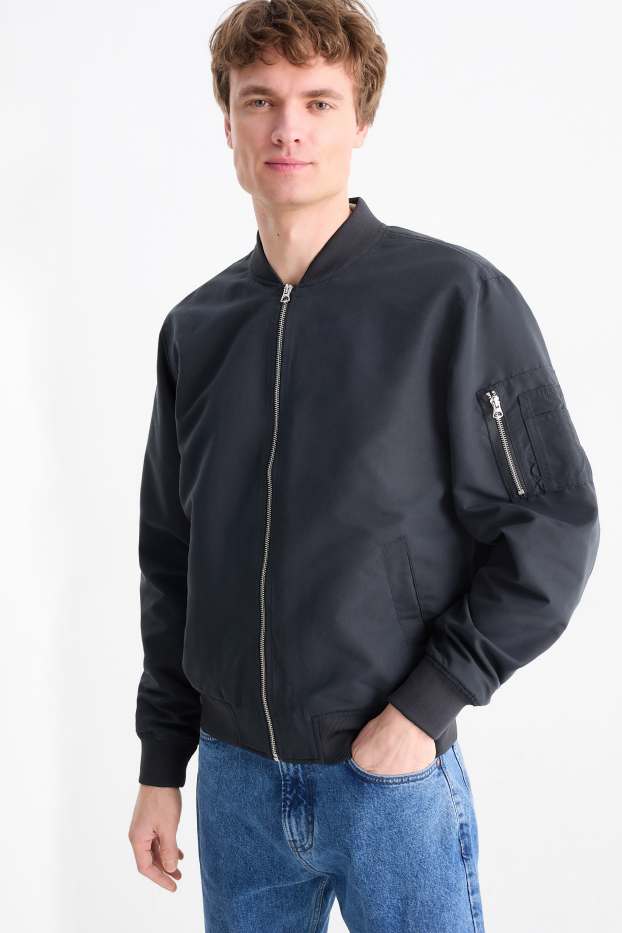 Men - Bomber jacket - dark blue