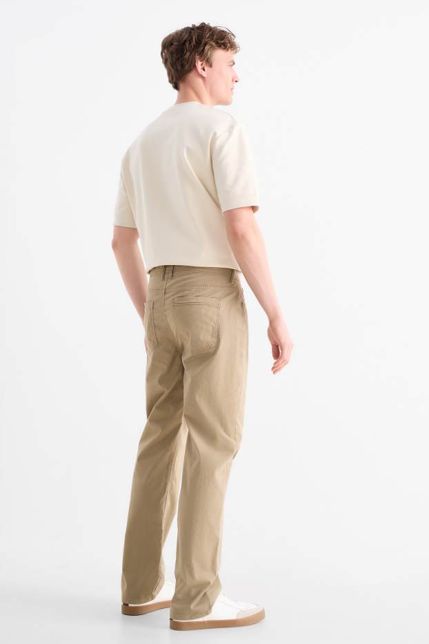Hommes - Pantalon - regular fit - beige