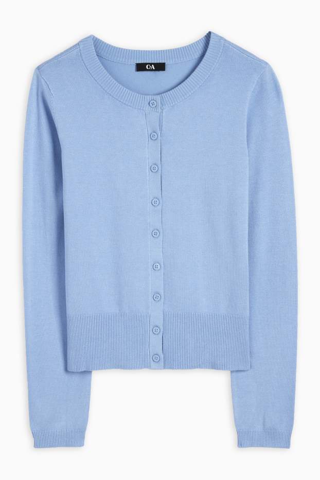 Women - Cardigan - light blue