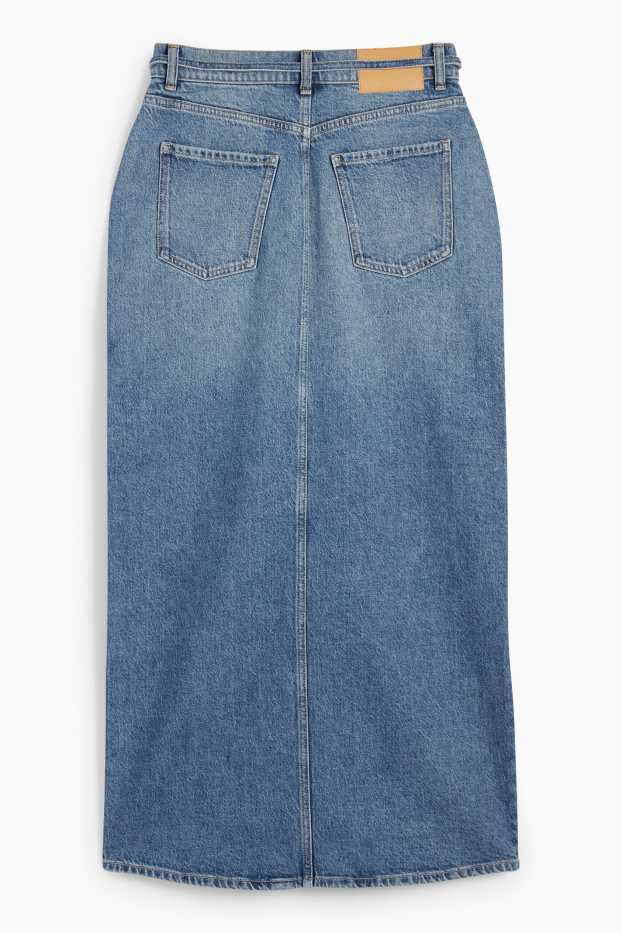 Femei - Fustă de blugi - denim-albastru