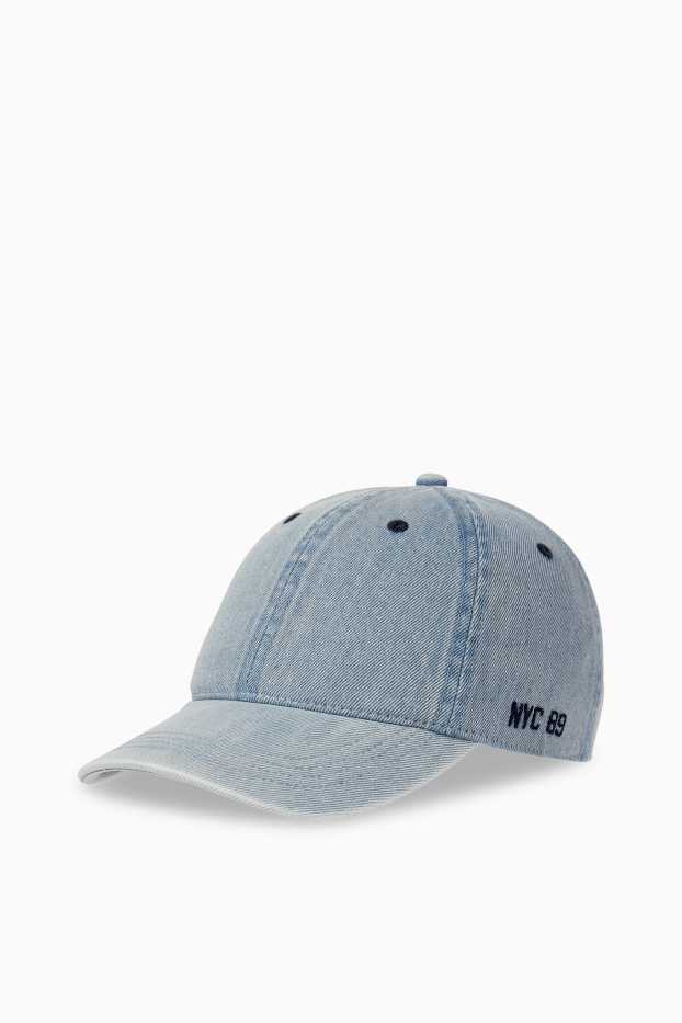 Bambini - Cappellino in jeans - jeans azzurro