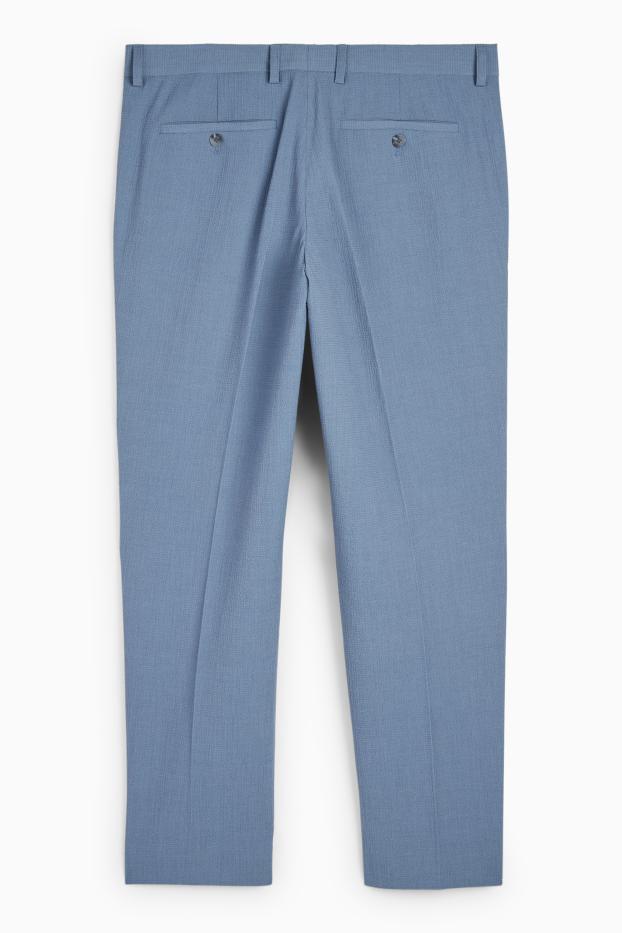 Bărbați - Pantaloni modulari - slim fit - albastru