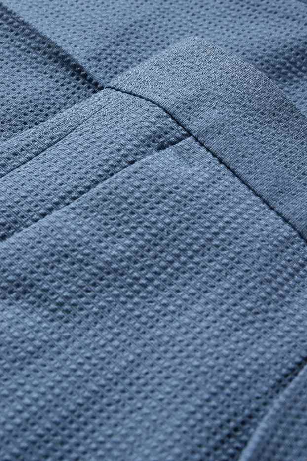 Bărbați - Pantaloni modulari - slim fit - albastru