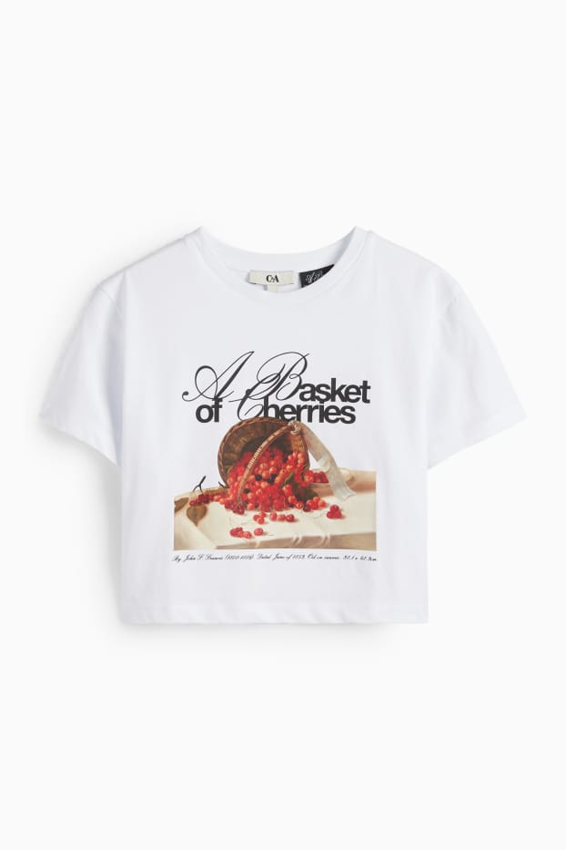 Donna - T-shirt taglio corto - John F. Francis - bianco