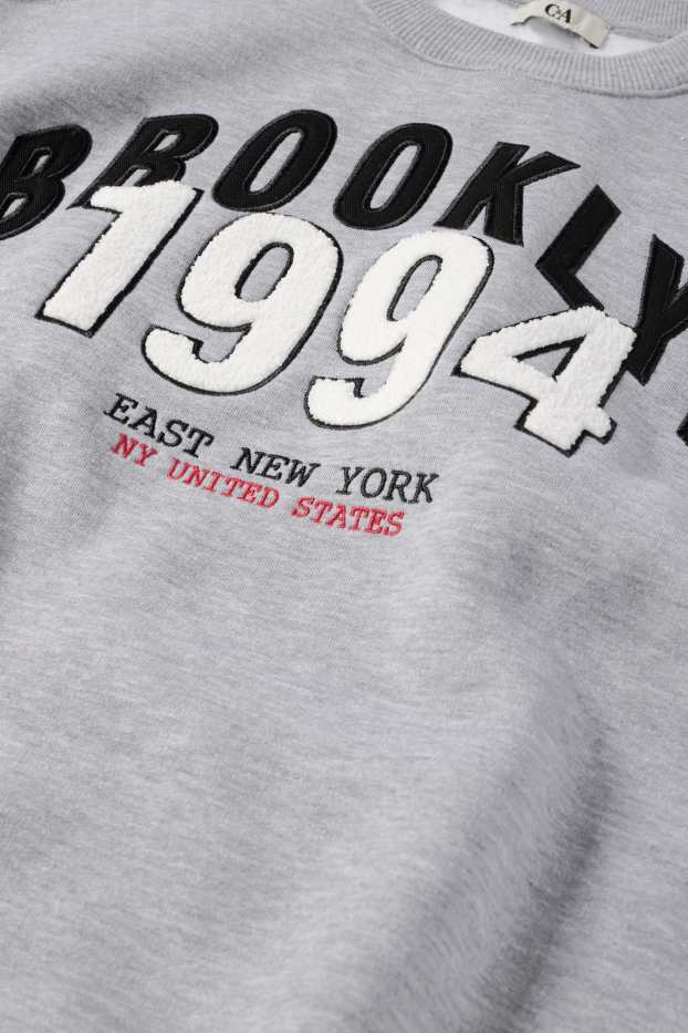 Femmes - Sweat - gris clair chiné