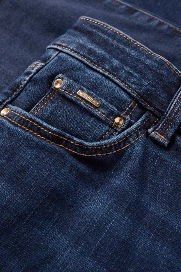 Damen - Slim Jeans - Mid Waist - Shaping-Jeans - LYCRA® - jeansblau