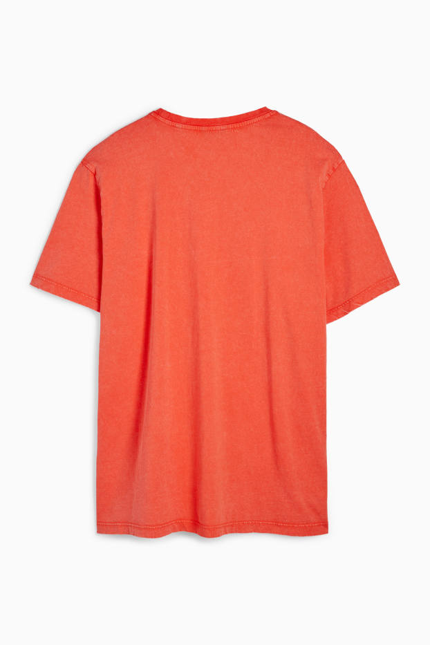 Heren - T-shirt - oranje
