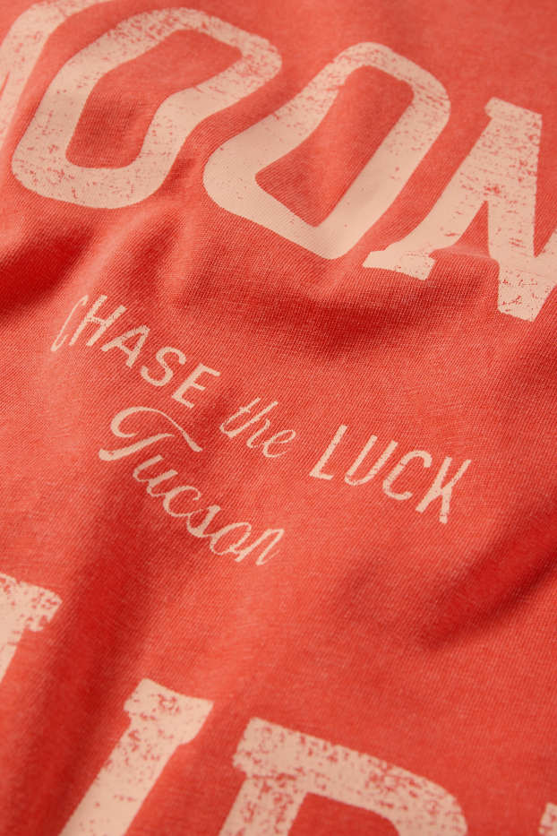 Heren - T-shirt - oranje
