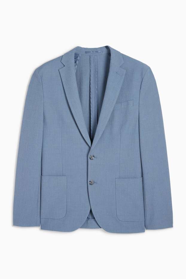 Hommes - Veste de costume - slim fit - bleu