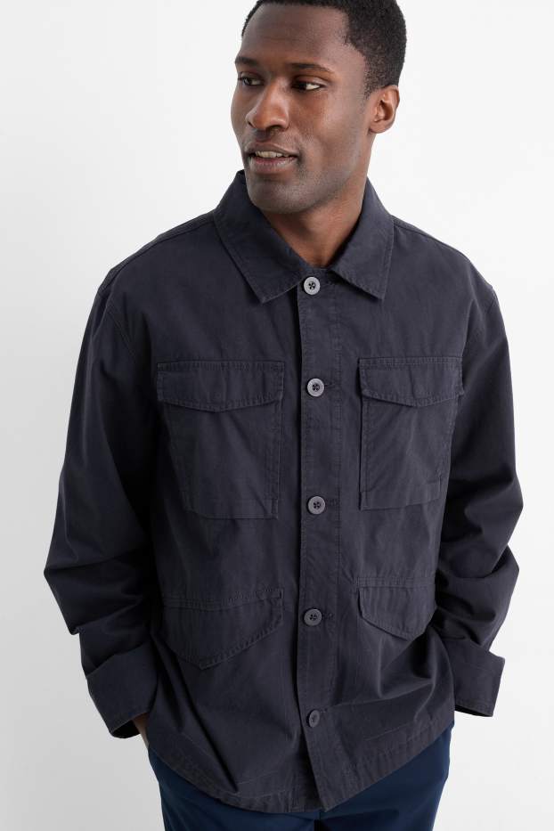Hommes - Veste - bleu foncé