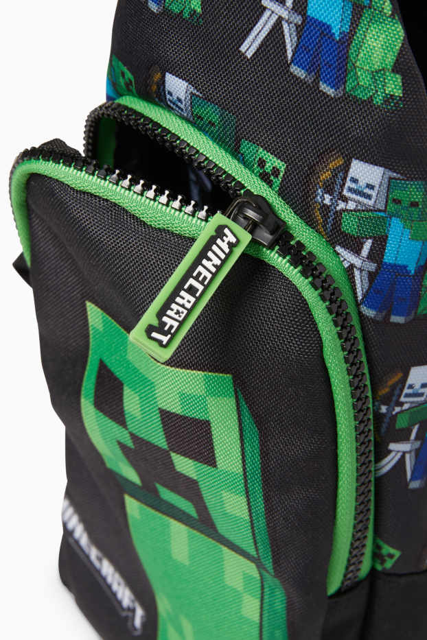 Bambini - Minecraft - Borsa a tracolla - nero