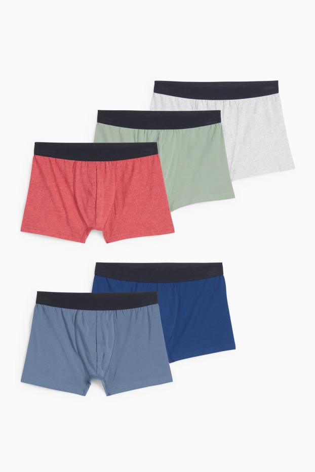 Herren - Multipack 5er - Trunks - dunkelblau