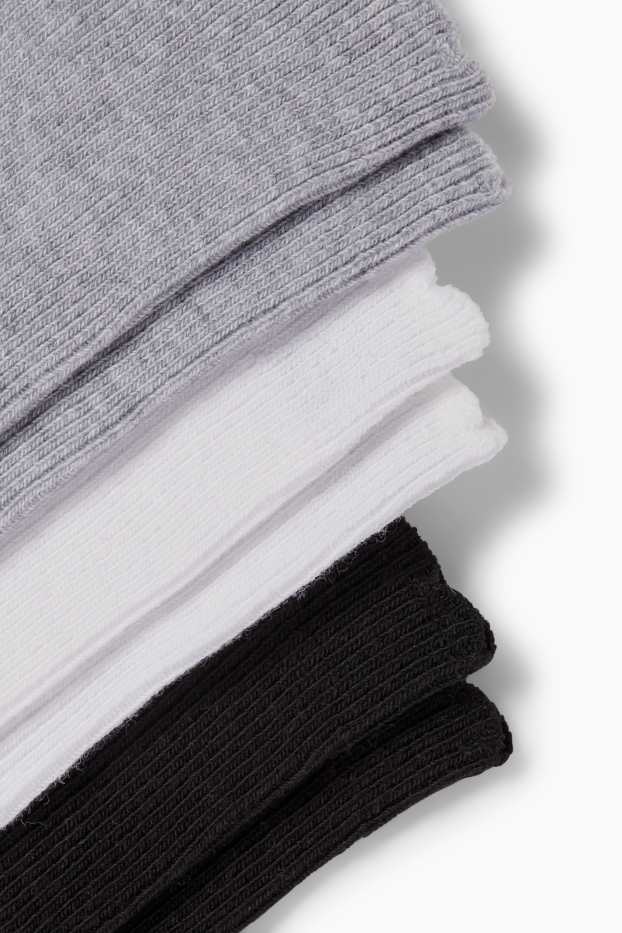 Damen - Multipack 3er - Socken - hellgrau