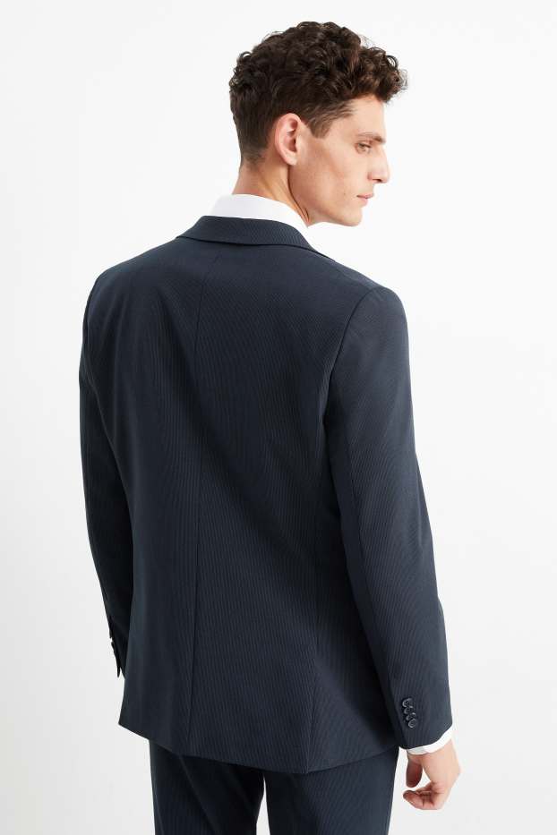 Hommes - Veste de costume - slim fit - Flex - LYCRA® - Mix & Match - bleu foncé
