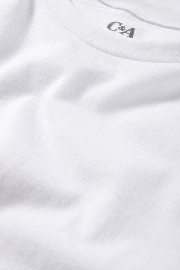 Uomo - Confezione da 3 - maglia intima - senza cuciture - bianco