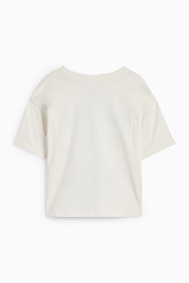 Kinder Mädchen - Harry Potter - Kurzarmshirt - cremeweiß