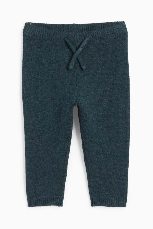 Neonati  - Pantaloni in maglia per neonati - blu scuro