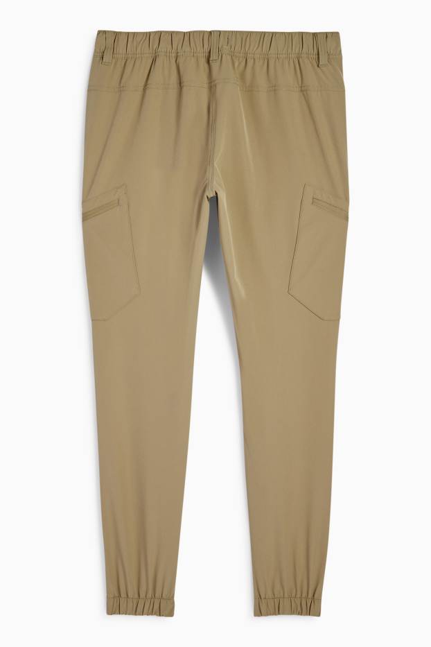Hommes - Pantalon cargo de sport - regular fit - kaki