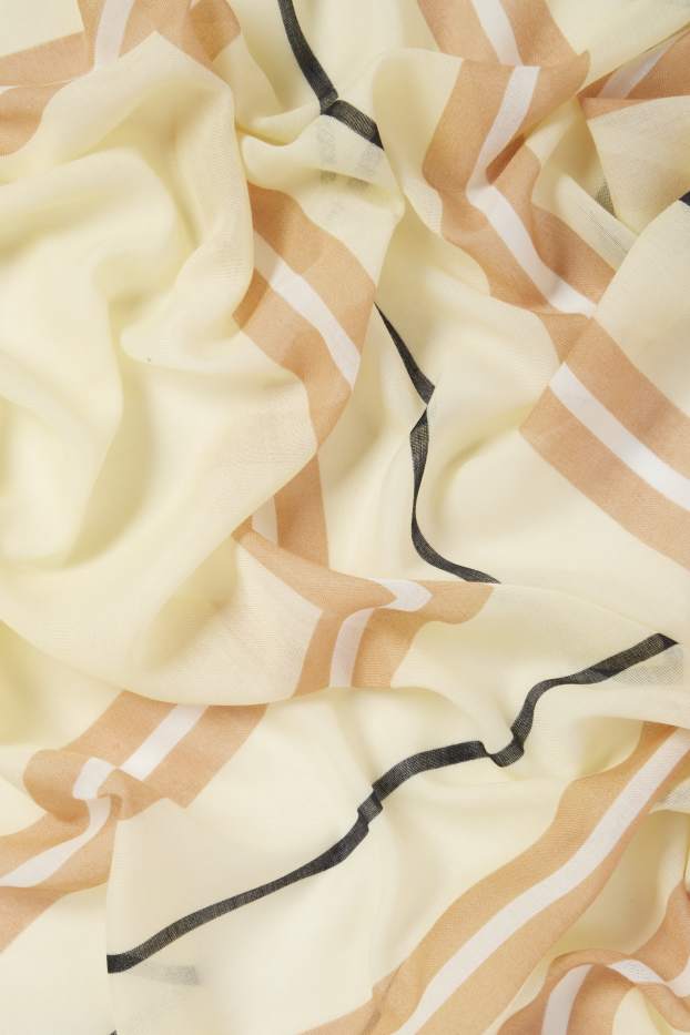 Dona - Mocador - de ratlles - groc