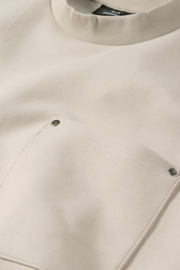 Hommes - T-shirt - oversize - gris