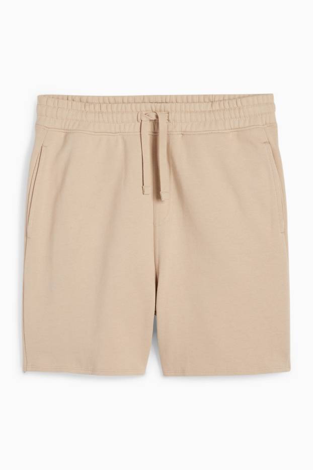 Home - Pantalons curts de xandall - beix