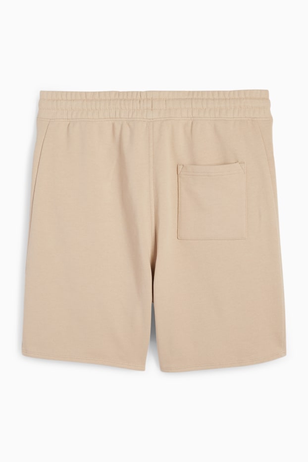 Home - Pantalons curts de xandall - beix