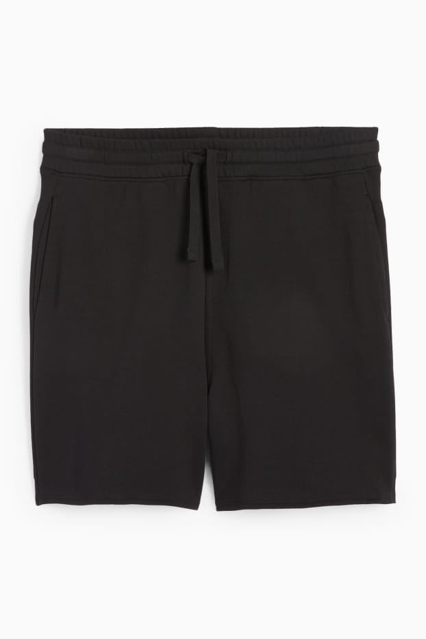 Herren - Sweatshorts - schwarz