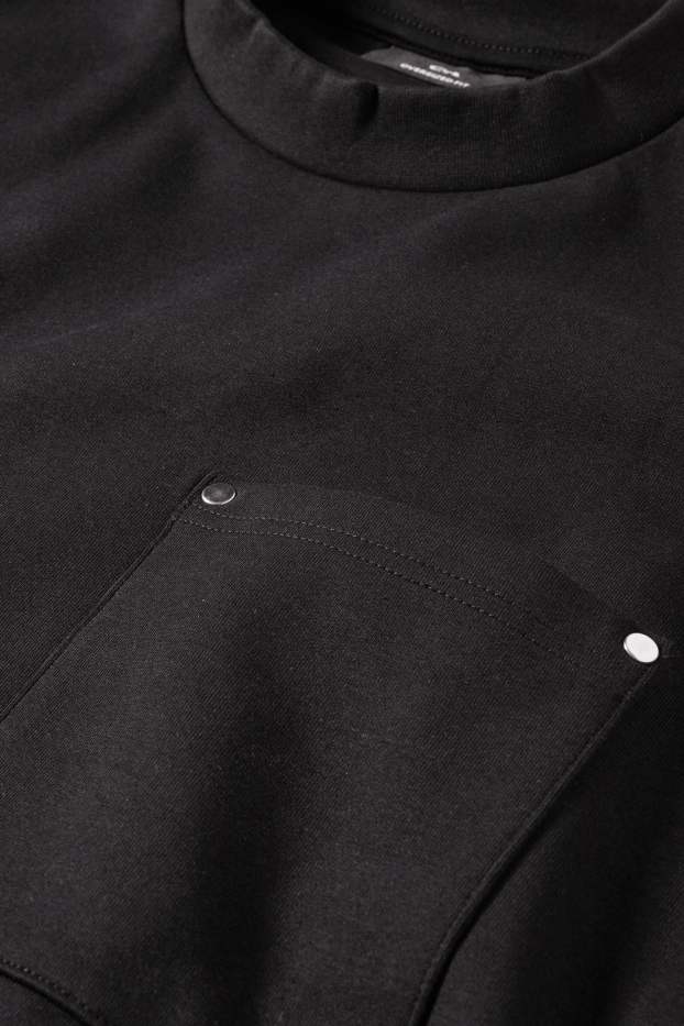 Hommes - T-shirt - oversize - noir