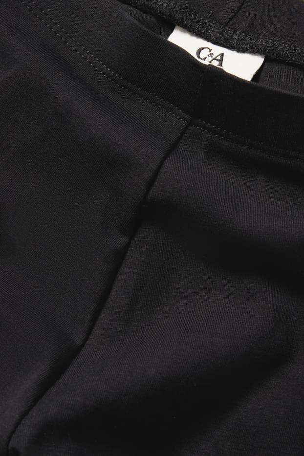 Kinder Mädchen - Multipack 2er - Radlerhose - schwarz