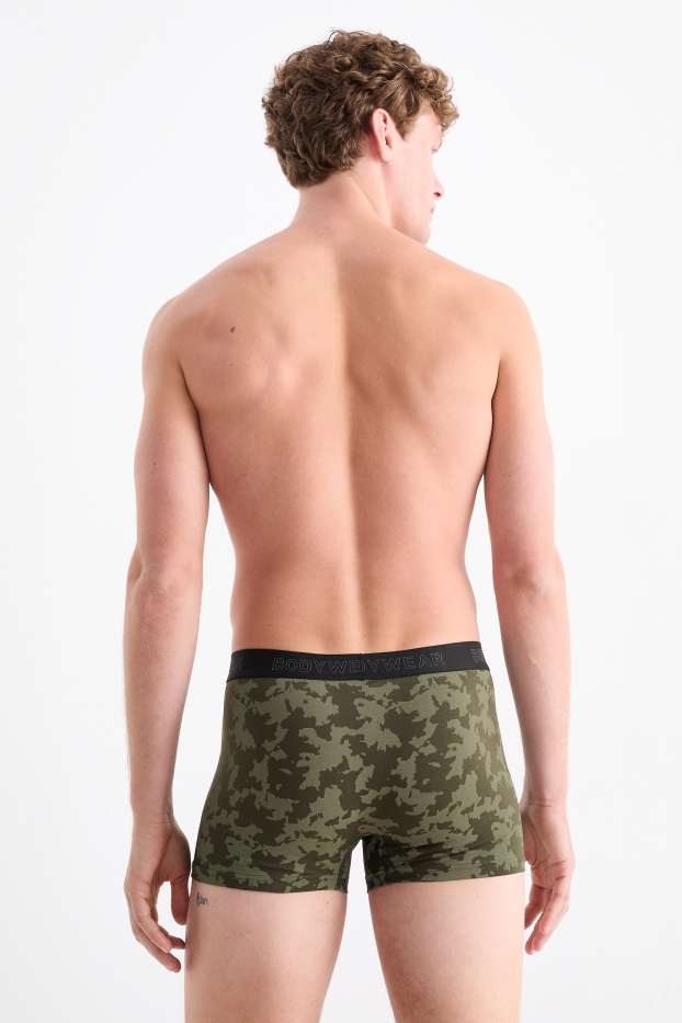 Uomo - Confezione da 3 - boxer aderenti - kaki