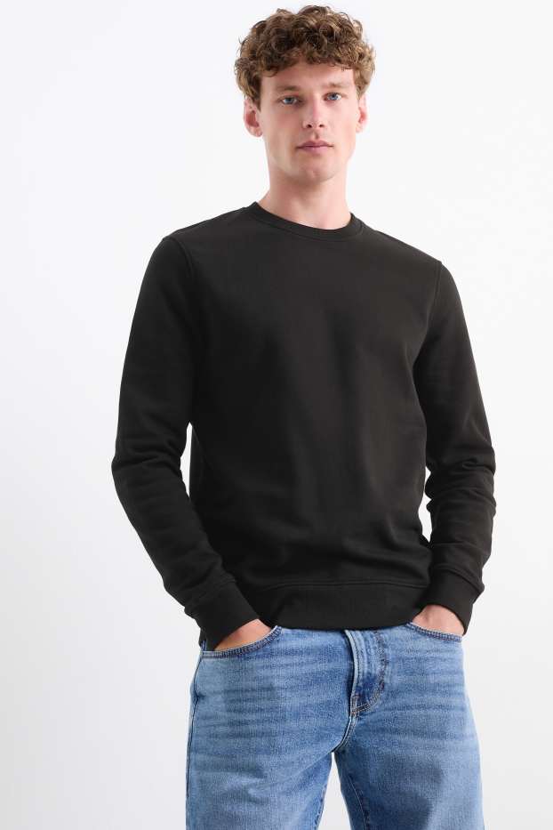 Hommes - Sweat - noir