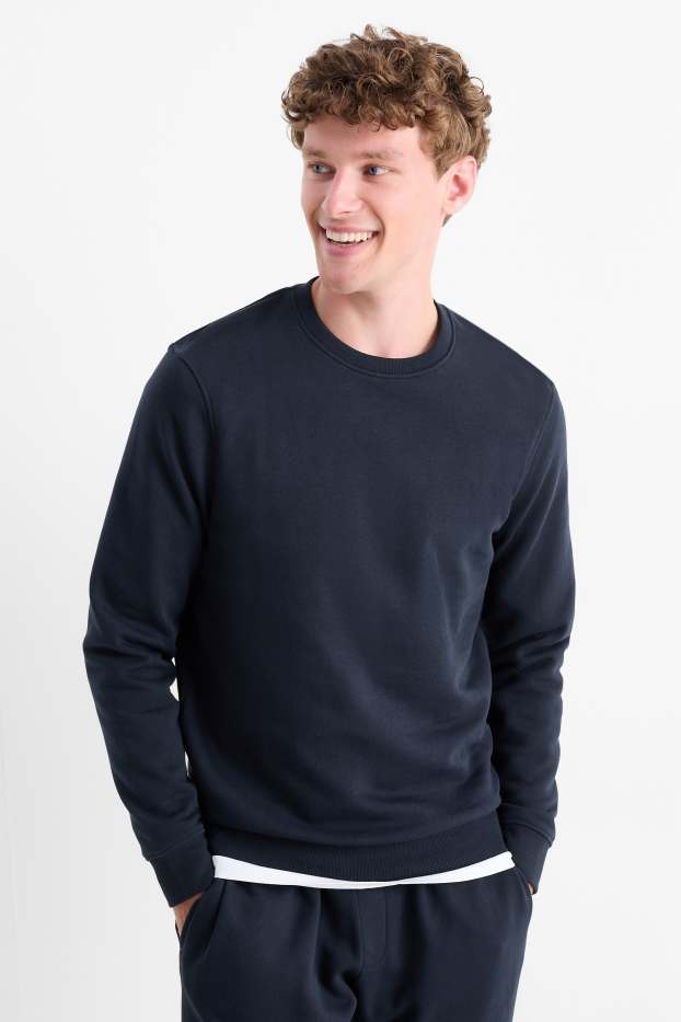 Hommes - Sweat - bleu foncé