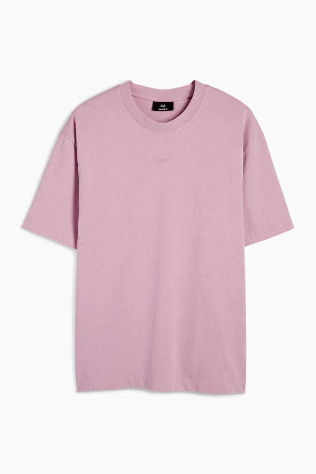 Hommes - T-shirt - relaxed fit - violet