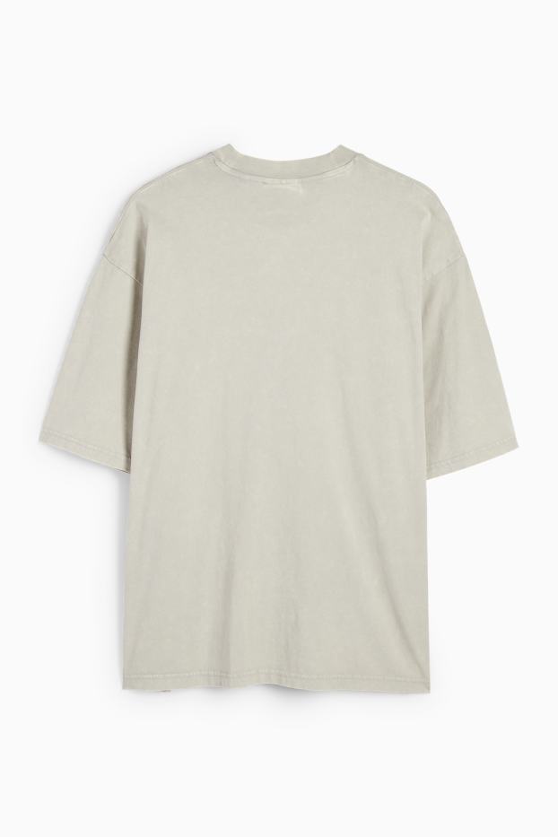 Herren - T-Shirt - Oversized - grau