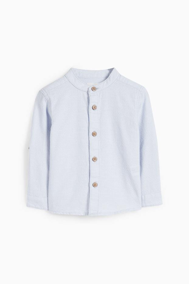 Baby: jongens - Baby-outfit - 2-delig - licht beige