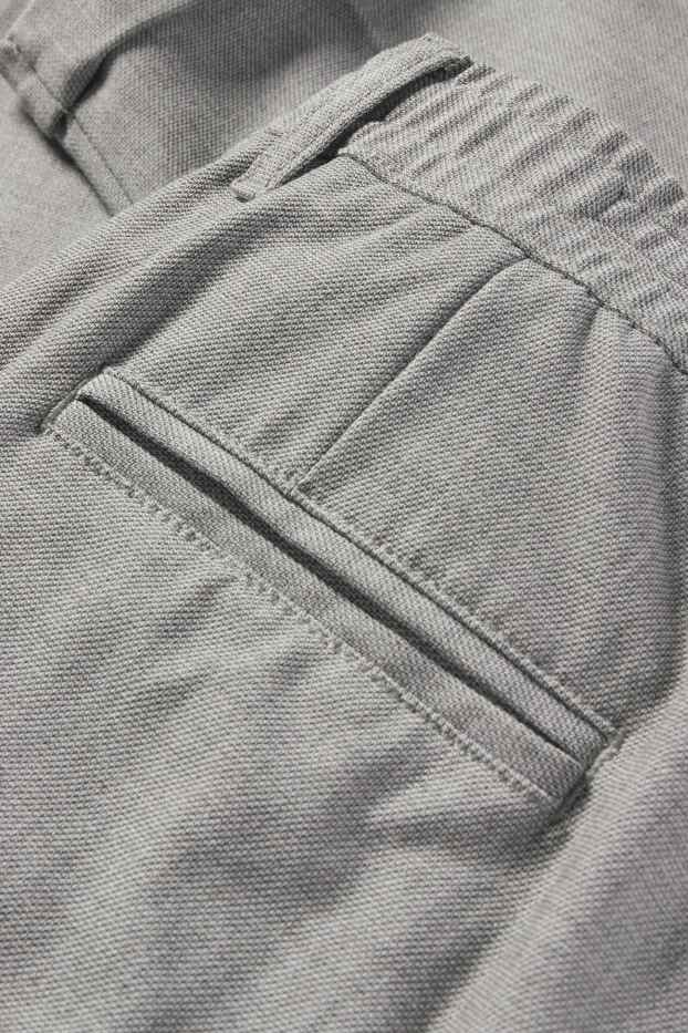 Hommes - Chino - tapered fit - gris